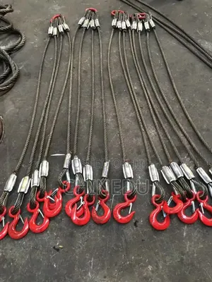 Heavy Duty 4 Leg Wire Rope With Hook