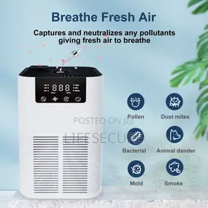 Air Purifier (With Hepa Filter, Ionizer Aromatherapy)