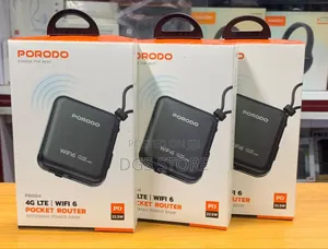 Porodo Pb064 4g Lte/ Wifi 6 Pocket Router