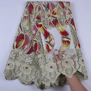 High Quality Ankara Lace Fabric With Guipure
