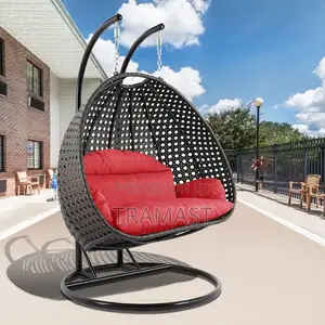 Semi-circle Double Seater Rattan Swing Chair