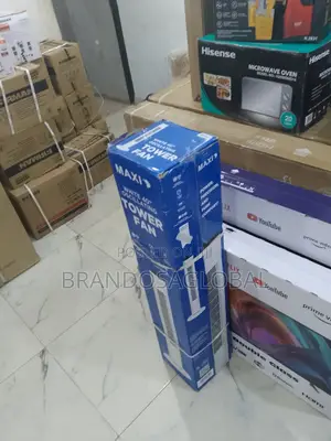 Tower Fan With Strong Airflow – Maxi Brand