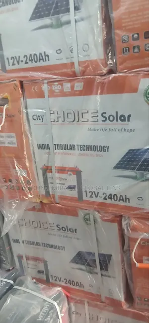240ah 12v City Choice Indian Tubular Battery
