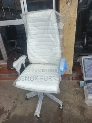 Leather White Executive Chair