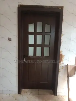 3ft Kitchen to Dinning Wooden Doors 9" Frame.
