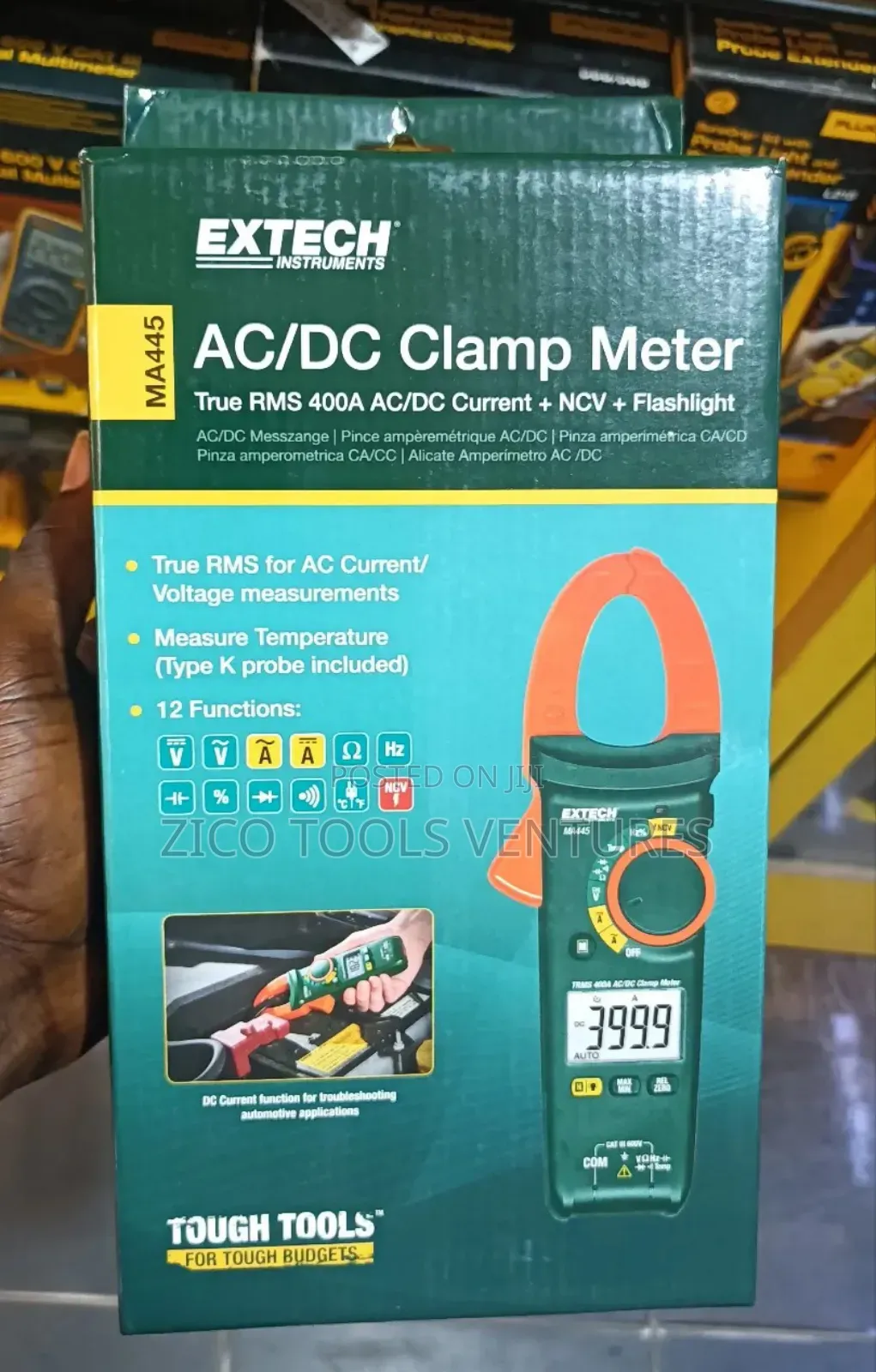 Extech Digital Clamp Meter Ac/Dc