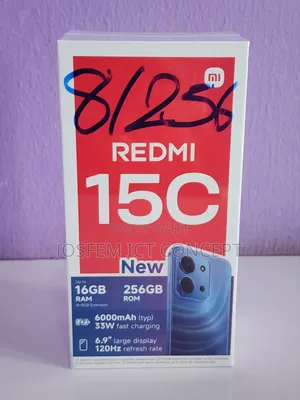 New Xiaomi Redmi 15C 4G 256 GB Black