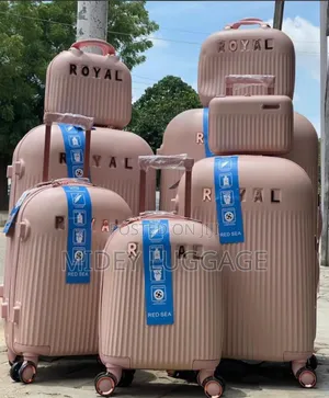 Set of 7 Rubber L Luggage Boxes
