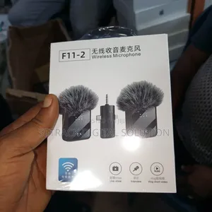 F11 - 2 3 in 1 Wireless Microphone , Noise Cancellation.