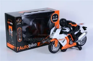 Motorcycle Racing Car With Light and Music Model Toy