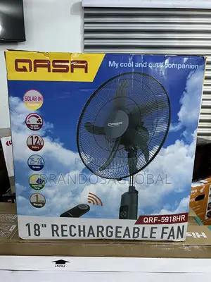 Qasa Rechargeable Standing Fan – QRF-5918hr