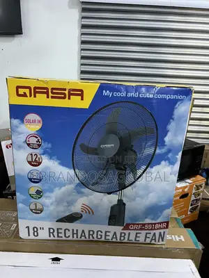 Qasa Fan With Led Light and Remote Control