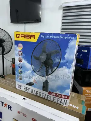 Long-Lasting Qasa Rechargeable Fan QRF-5918hr