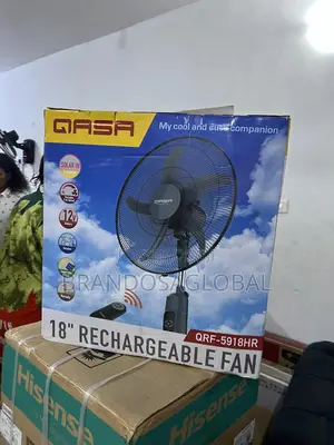 Rechargeable Fan With Timer – Qasa QRF-5918hr