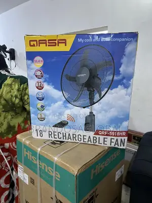 Quiet and Powerful Qasa Rechargeable Fan