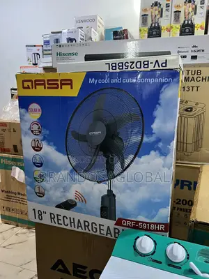 Qasa Fan With Long-Lasting Backup
