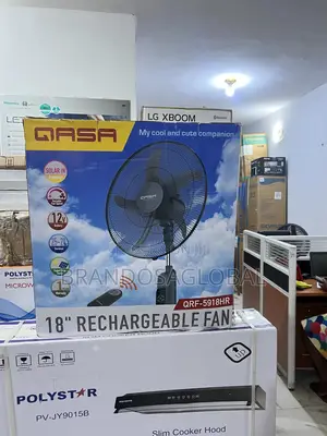 Qasa Standing Fan With Built-in Battery Backup