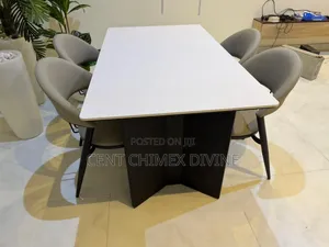 Classic Marble Top Dinning Table and Chairs