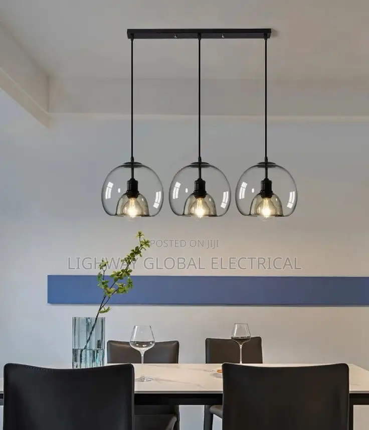 Three One Glass Chandelier