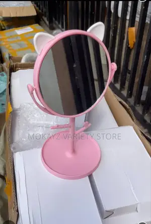 360 Degree Rotating Table Top Dressing Mirror/Jewelry Holder