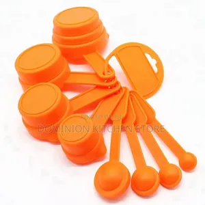 8pcs Plastic Measuring Cup and Spoon