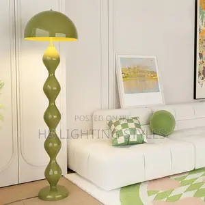 Green Scandi Macaron Floor Lamp Creative Mushroom Lamp