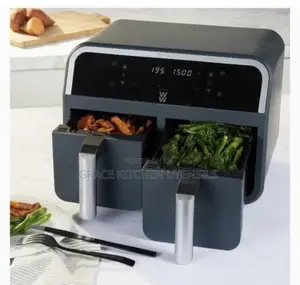 Progress By 7.4l Dual Basket Digital Air Fryer With Led Display