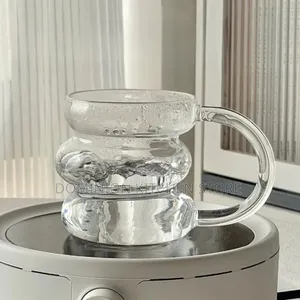 Spiral Wave Borosilicate Glass Coffee