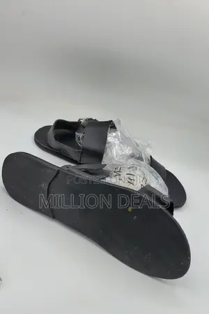 Cool Black Men's Sandals 40