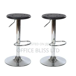 Microfiber Leather Swivel Bar Stools - Set of 2