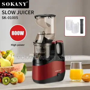 Sokany Advanced Tech Slow Juicer for Fruits Vegetables (800w)