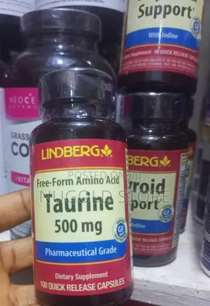 Lindberg Taurine 500mg by 100 Capsules
