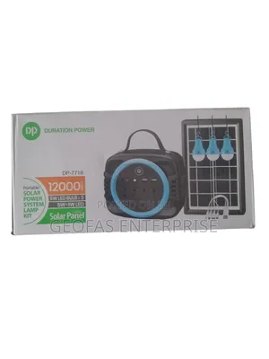 Dp 12000mah Portable Solar Power System Lamp Kit With Solar Panel Bulb