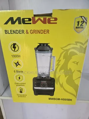 Mewe Blender and Grinder 1000w MWBGM-Hs05bk