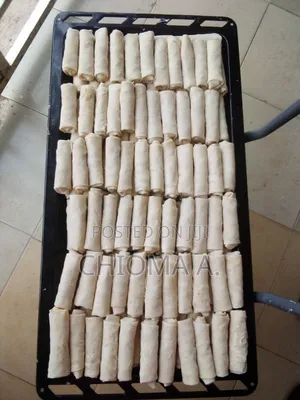 10 Pieces . Ready To Fry Spring Rolls And Samosas In Owerri.