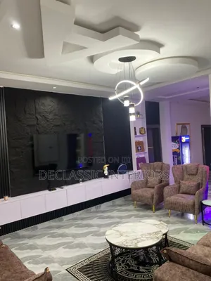 Tv Console With Pu Stone Panel