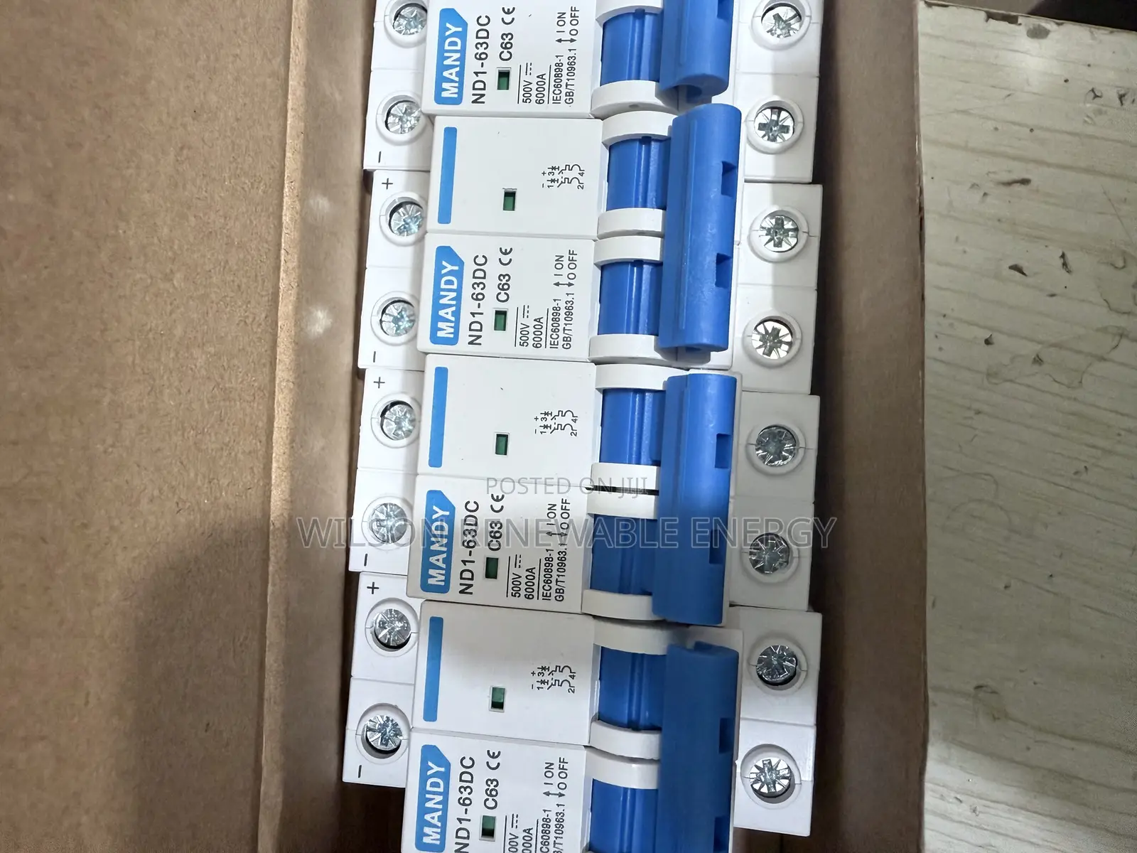 63a Mandy Dc Circuit Breaker 2pole