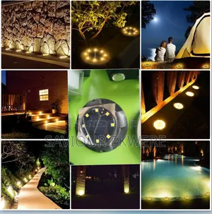 Solar Ground Dust to Dawn Sensor Light Outdoor Buried Led Lamp