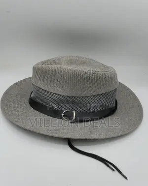 Grey Stylish Men's Cowboy Hat-57