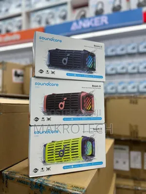 Soundcore Boom 3i by Anker, Rugged Outdoor Speakers, Ip68 Waterproof,