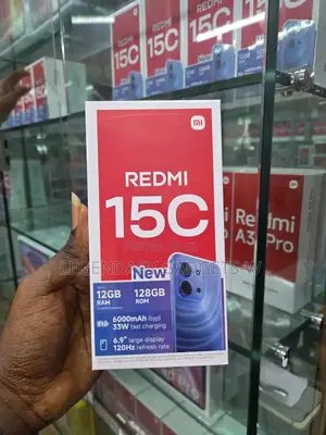 New Xiaomi Redmi 15C 4G 128 GB Black