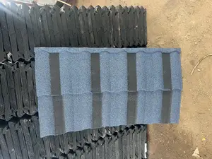 Blue Milano Roofing Tiles With Black Line