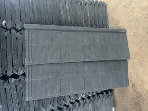Plane Black Shingle Roof Tiles
