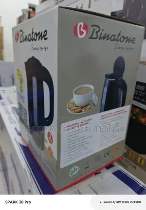 Essential Kitchen Appliance – 3l Binatone Jug/Kettle