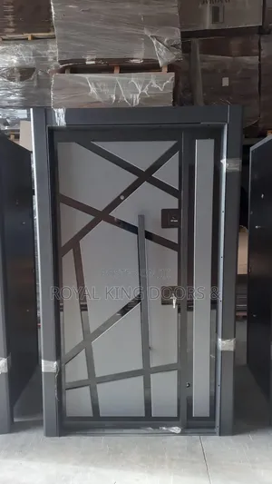 Gray and Black Turkey Entrance Security Doors