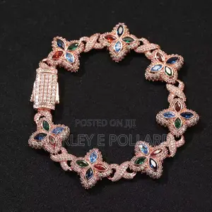 High Quality Cubic Zirconia Infinity Tennis Bracelet