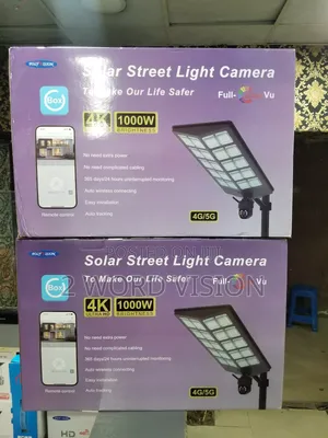 1000w Solar Street Light With Camera, Ubox App