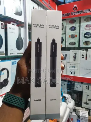 Insta360 2-in-1 Invisible Selfie Stick + Tripod, Compatible.
