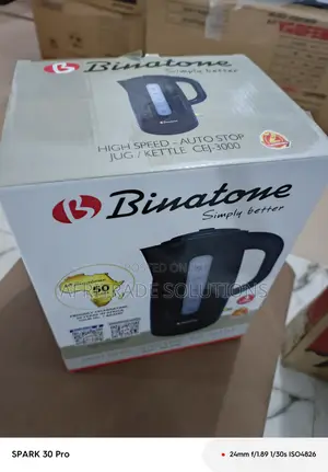 Safety First – Binatone Cej-3000 3l Jug/Electric Kettle