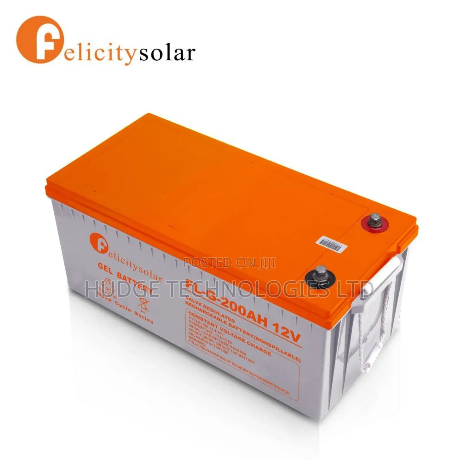 Felicity 200ah Gel Battery